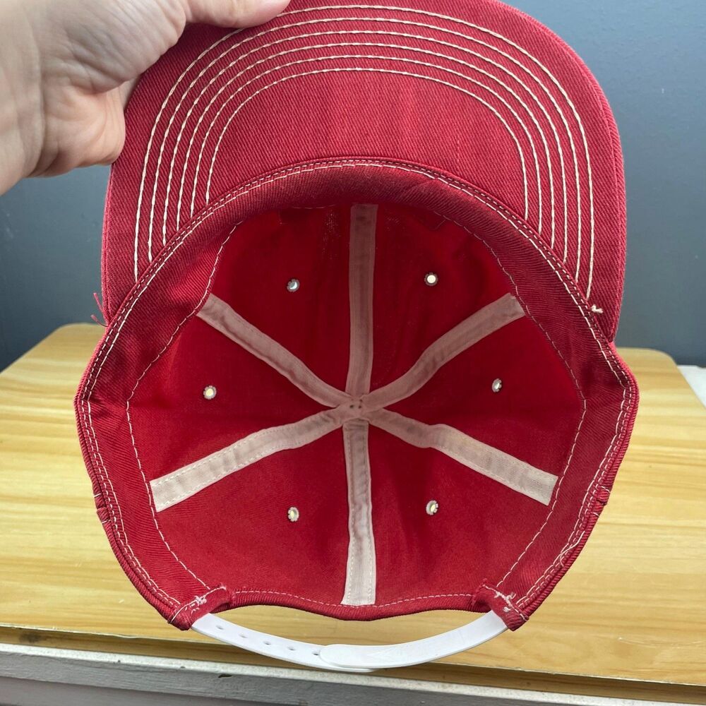 Good Hope Fertilizer Patch Hat Red Snapback Trucker Agriculture Farm Man Cap - Picture 7 of 7